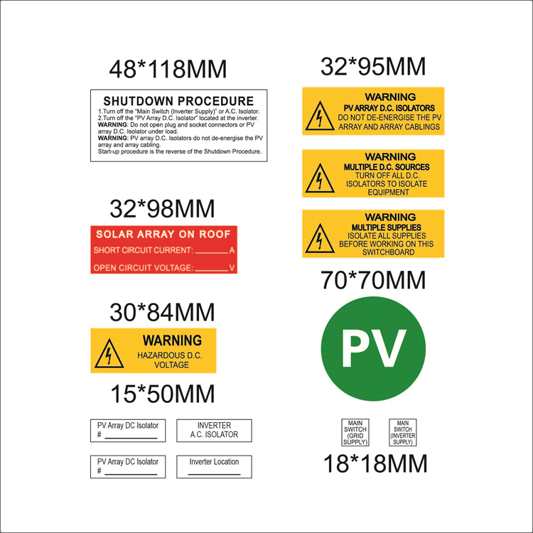 ACCESSORIES FOR SOLAR SYSTEMS