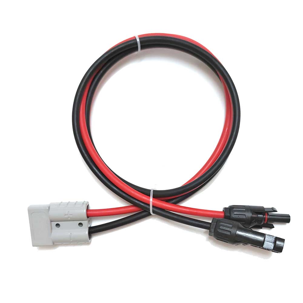 Extension cable with Anderson Connector/Clips/Ring terminal 2.5/4/6mm2 30/45/60A PV Wire for Car Battery and Solar panel connect