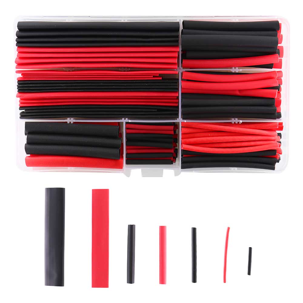  Heat Shrink Tube Kit Shrinking Assorted Polyolefin Insulation Sleeving Heat Shrink Tubing Wire Cable