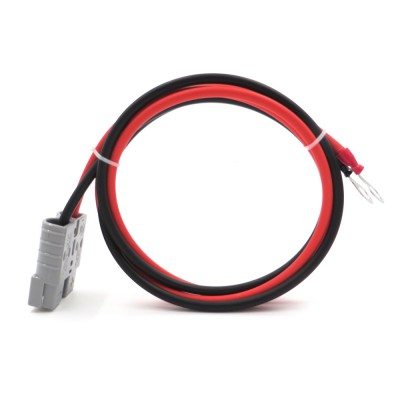 SH50 Plug 50A 600V Extend cable 0.3m 1m 2m 3m 5m 10m solar cable Connect 2.5mm2 with M8 terminal ring Battery lug bolt tab