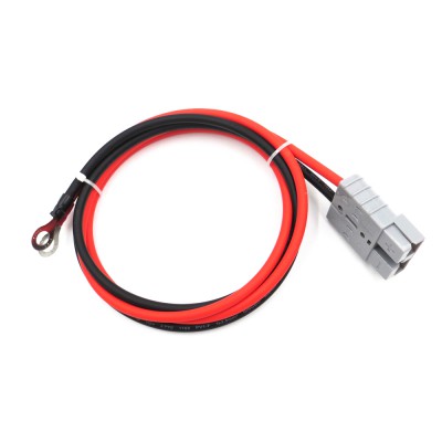 SH50 Plug 50A 600V Extend cable 0.3m 1m 2m 3m 5m 10m solar cable Connect 2.5mm2 with M8 terminal ring Battery lug bolt tab